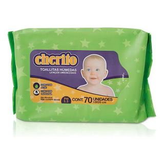 CHERITO TOALLAS HUM LANOL 70 U PL