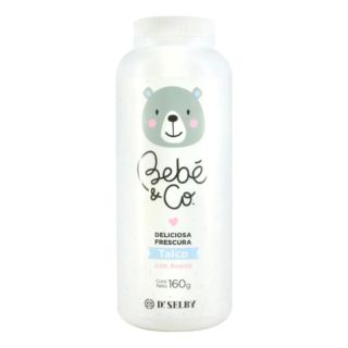BEBE & CO. TALCO CON AVENA TALQUERA 160 GR