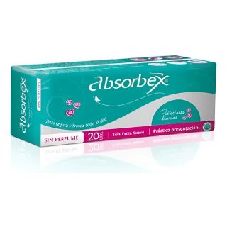 ABSORBEX PROTECTORES DIARIOS 20 UNID