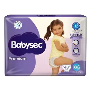 BABYSEC PREMIUM XXG 48 PAÑALES