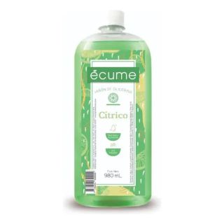 Jabón Líquido Ecume Cítrico Repuesto 980 Ml