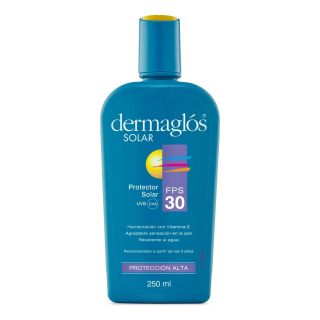DERMAGLOS SOLAR FPS 30 R/AGUA 250 ML