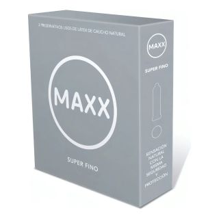 Preservativo Maxx Super Fino X 3 Un
