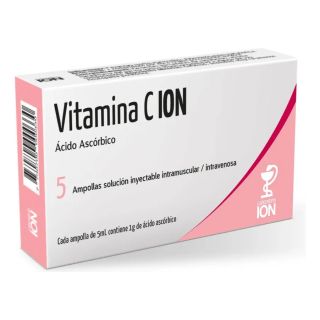 VITAMINA C 1 GR 5 AMP INY