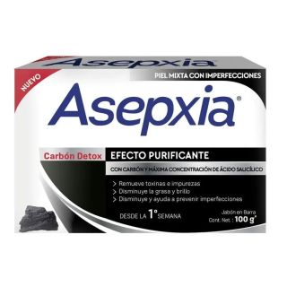 ASEPXIA JABON CARBON DETOX 100 GR