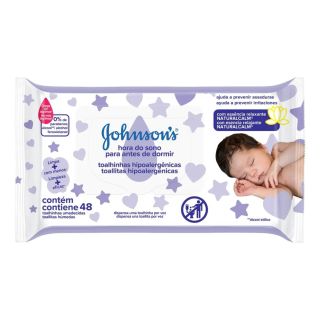 Toallita húmeda Johnson's Sleep Time 48 unidades