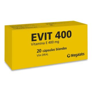EVIT 400 MG 20 CAP BLANDA