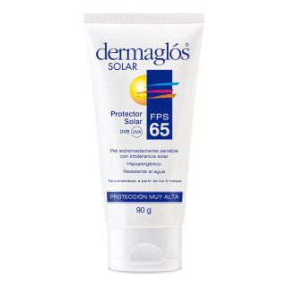 DERMAGLOS SOLAR FPS 65 R/AGUA 90 GR