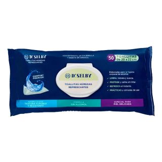 SELBY TOALLA HUMEDA REFRESCANTE ADULTOS 50
