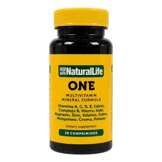 Multivitaminico Vitaminas Y Minerales One Natural Life X 30
