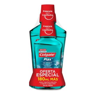 Pack Enjuague Bucal Colgate Plax Ice Infinity Canguro 680 Ml