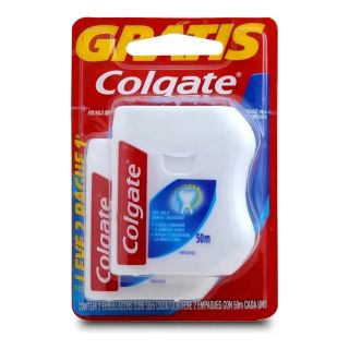 COLGATE HILO DENTAL NYLON 50 MT 2 X 1