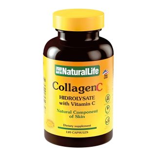 Colágeno Hidrolizado Natural Life + Vitamina C 120 Cápsulas