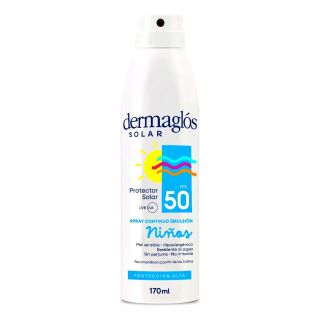 DERMAGLOS SOLAR FPS 50 NIÑOS SP CONT 170