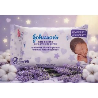 Toallitas húmedas Johnson's Baby Hora del Sueño 96 u