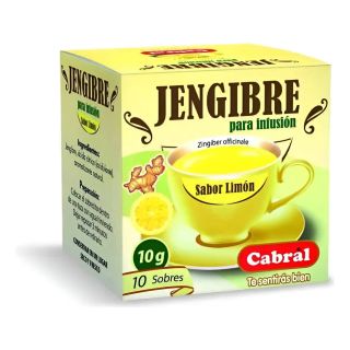 TE JENGIBRE LIMON CABRAL 10 SAQUITOS