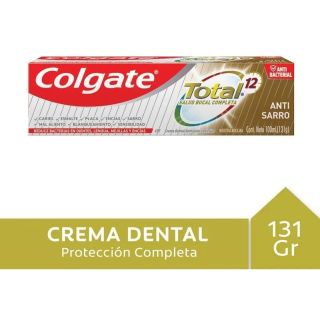 Crema Dental Colgate Total 12 Antibacterial Antisarro 131 G