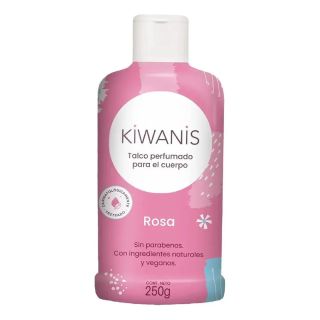 Talco Corporal Kiwanis Perfumado Rosa 250 G