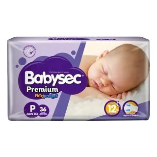 BABYSEC PREMIUM CH 36 PAÑALES