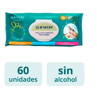 SELBY TOALLA HUMEDA PARA BEBE 60