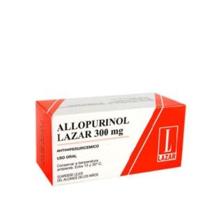 ALLOPURINOL 300 MG 20 COMP