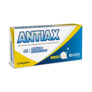 Antiax® X 10 Comprimidos Masticables - Antiácido
