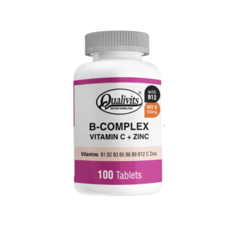 B-Complex Qualivits Vitamina C + Zinc 100 Unidad