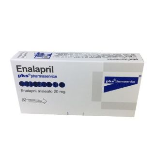 Enalapril 20mg X 30 Comprimidos - Phs® Pharmaservice
