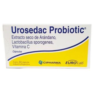 Urosedac Probiotic 32 Cápsulas