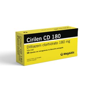 Cirilen® CD 180mg X 10 Cáps. (Diltiazem) | Antihipertensivo