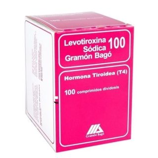 Levotiroxina 100mcg X 100 Comp - T4 Gramón Bagó