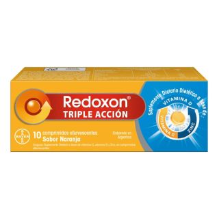 Redoxon Triple Acción Efervescente X 10 Comprimidos