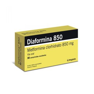 Diaformina® 850mg x 30 Comprimidos Recubiertos