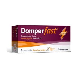 Domper Fast® Domperidona 10mg x 8 Comprimidos | Antiemético