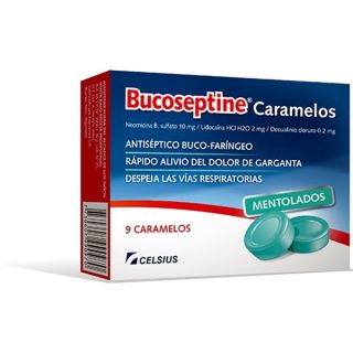 Bucoseptine® 9 Caramelos | Antiséptico Bucofaríngeo