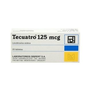 Tecuatro 125 Mg 20 Tabletas