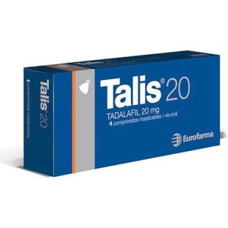 Comprimidos Masticables Talis Eurofarma 20 mg 4 Unidades