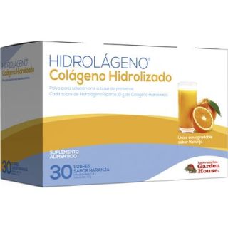 Colágeno Hidrolizado Hidrolágeno Sabor Naranja 10 mg 30 Unidades