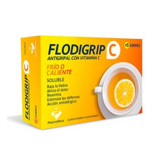 Flodigrip® C X 5 SOB - Antigripal + Vitamina C