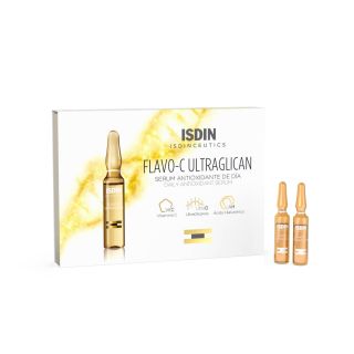 Isdin® Flavo C Ultraglican Serum X 30 ampollas