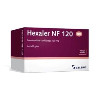 Hexaler® NF 120mg X 10 Cápsulas (Fexofenadina)