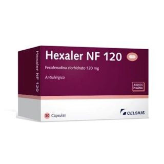 Hexaler® Nf 120mg X 30 Cápsulas (fexofenadina)