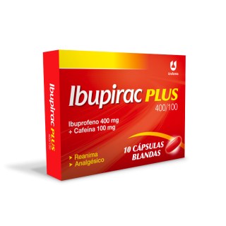 Ibupirac® Plus 400/100 x 10 Cápsulas Blandas