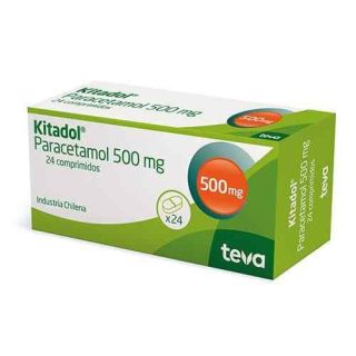 Kitadol® 500 mg x 24 comprimidos - Paracetamol