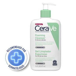 Cerave® Limpiador Espumoso 16 Oz | 473Ml
