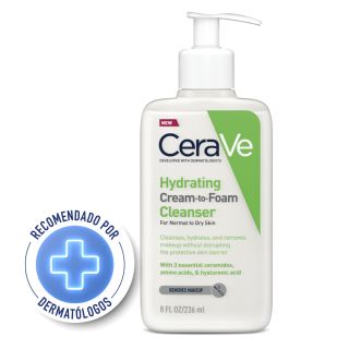 Cerave® Limpiador Hidratante De Crema A Espuma 8 Oz | 236Ml