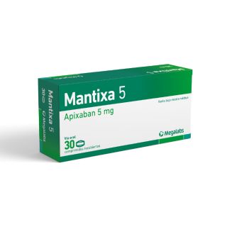 Mantixa 5Mg (Apixaban) 30 Tabletas