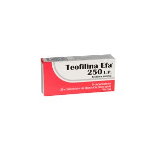 Teofilina Th As 250 Mg 30 Comprimidos