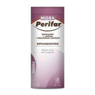 Migra Perifar® 8 Comprimidos - Antijaquecoso
