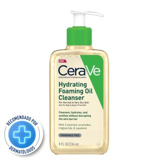 Cerave® Limpiador Hidratante En Aceite Espumoso 473 Ml